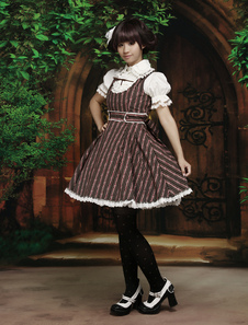 Sweet Cotton Blend Short Sleeves Lolita Outfits