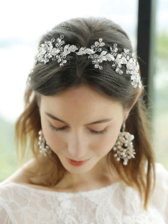 Headpiece Wedding Headwear Metal Leaf Hair Accessories For Bride