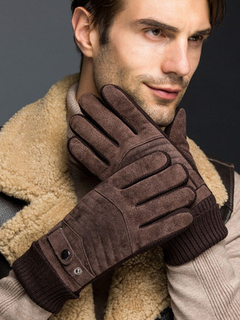 Men's Winter Warm Heated Short Gloves