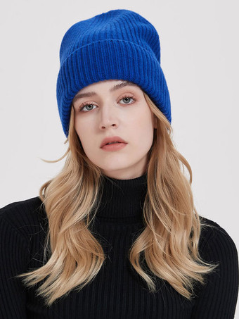 Woman's Hats Modern Wool Winter Warm Knitted Hats