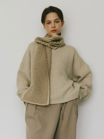 Damenschal Schöne geometrische Polyesterfaser Winter Warme lange Schals