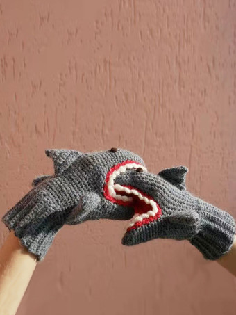 Damenhandschuhe Animal Print Winter Warm Acc