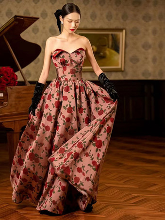 Abendkleid  A-Linie  Bateau-Ausschnitt  Velours  bodenlang  gesellschaftliche Partykleider  kostenlose individuelle Gestaltung