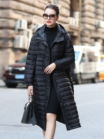 Down Coats For Women Black Duck Down Winter Outerwear 2023