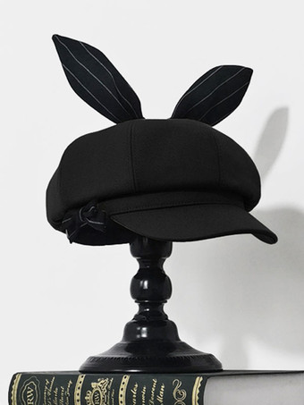 Gothic Lolita Hat Bows Accessory Plaid Black Lolita Accessories