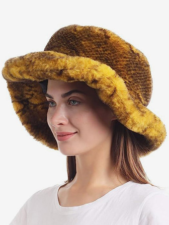 Faux Fur Fisherman Hats For Women Daily Casual Winter Hat